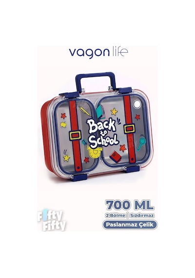 700 Ml İki Bölme Paslanmaz Çelik Bento Lunch Box Yeni Nesil Sefer Tası Metal Kaşık Hediyeli Ff7155 Kırmızı 700 Ml İki Bölme Paslanmaz Çelik Bento Lunch Box Yeni Nesil Sefer Tası Metal Kaşık Hediyeli Ff7155 Kırmızı