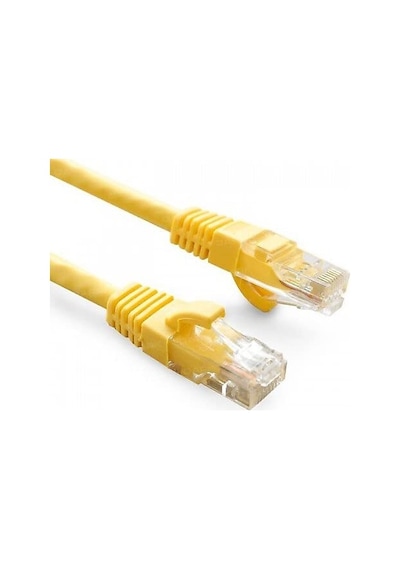 Ods 2metre Cat6 Utp Lszh Saf Bakır Sarı Patch Kablo 5'li Paket -217614