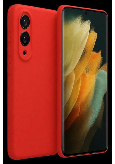 Samsung Galaxy S25 Edge First Silikon - Kırmızı