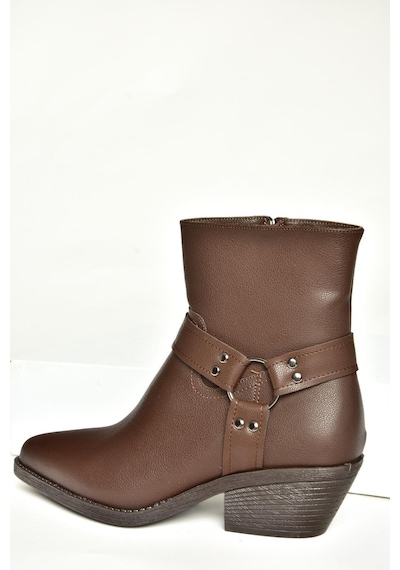 Fox Shoes T404400609 Kahverengi Kalın Topuklu Kadın Bot Kahverengi-suni Deri Kahverengi Fox Shoes T404400609 Kahverengi Kalın Topuklu Kadın Bot Kahverengi-suni Deri Kahverengi