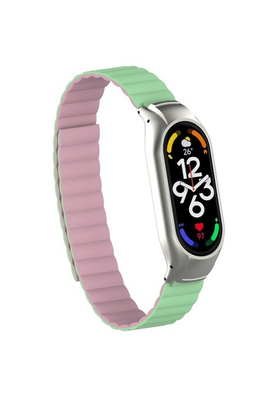 Xiaomi Uyumlu Mi Band 7 Kordon Renkli Strap Deri Loop Kordon 69