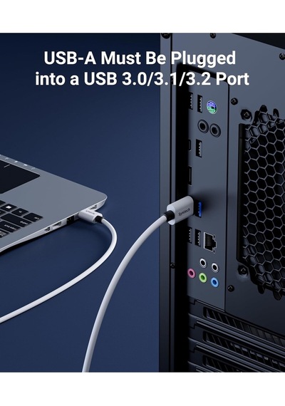 6 M Usb-c Vr Kablo Quest2/quest Pro/pico 4 Uyumlu Yüksek Hızlı Bağlantı Kablosu Beyaz