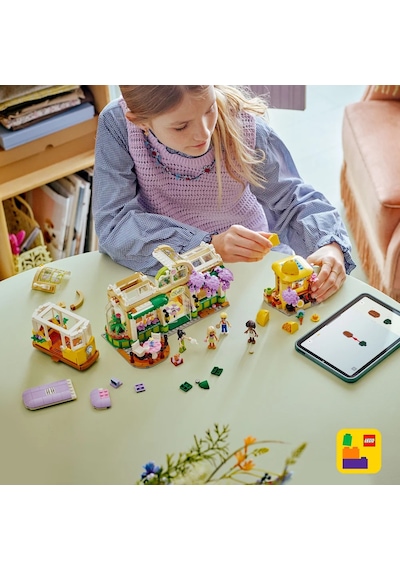 LEGO® Friends Bitki Kafe ve Çiçekçi Dükkanı 42671 - 9 Yaş ve Üzeri Çocuklar için Yaratıcı Oyuncak Yapım Seti (1138)