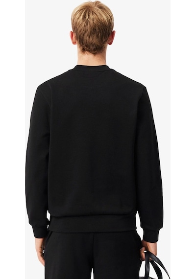 Lacoste Erkek Regular Fit Bisiklet Yaka Sweatshirt Siyah