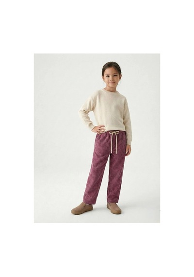 Poala Kids Gül Kurusu Kadıfe Pantolon Gülkurusu