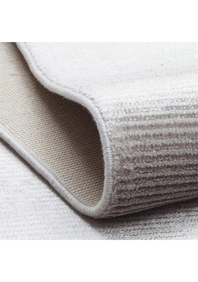 Hoom Rugs Como Nap 01 Grey Viskon & Floş Sık Dokuma Modern Salon Halısı Gri