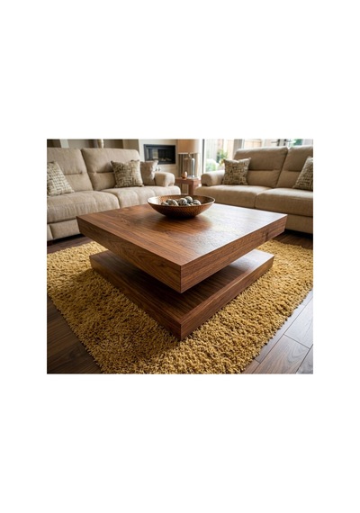 Modern Petra Orta Sehpa Ceviz % 100 Mdf Gri Gri
