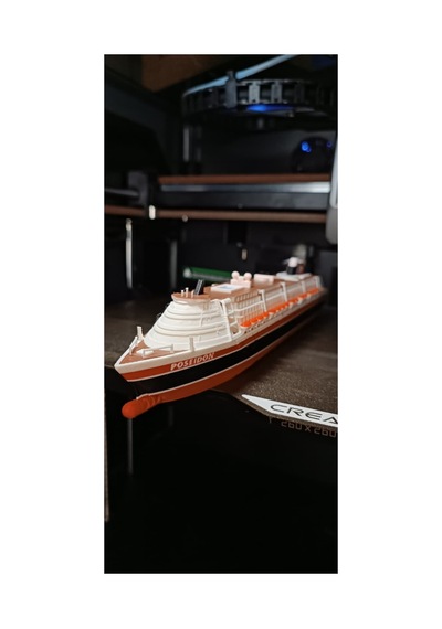 Poseidon Dan Kaçış Ss Poseidon Gemi Maketi 3d Baskı Koleksiyonluk Yolcu Gemisi Modeli