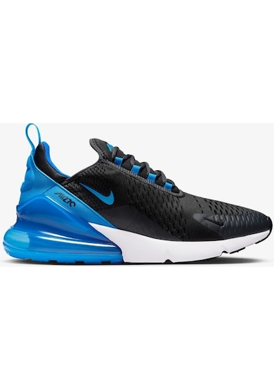 Nike Air Max 270 Ah8050-028 Siyah Mavi Erkek Sneaker Dar Kalıp Siyah - Mavi