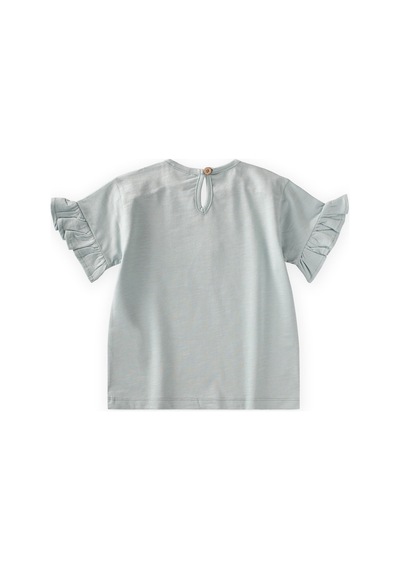 Cigit Aplikeli T-shirt 2-8 Yaş Mint Yeşili