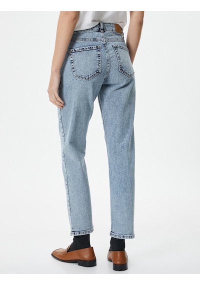 Koton Yüksek Bel Kot Pantolon Dar Düz Paça Esnek - Eve Slim Jean Açık İndigo 4wal40312md 4WAL40312MDLGT Açık İndigo Koton Yüksek Bel Kot Pantolon Dar Düz Paça Esnek - Eve Slim Jean Açık İndigo 4wal40312md 4WAL40312MDLGT Açık İndigo