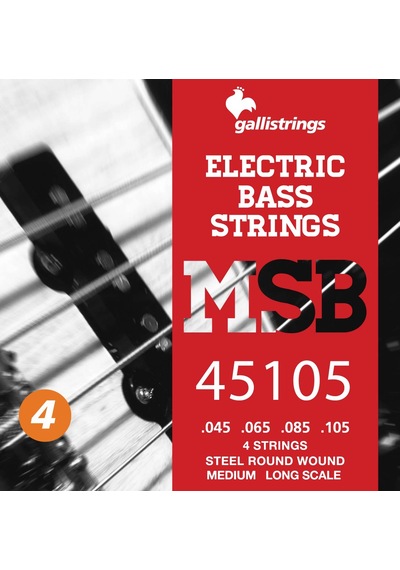 Galli Msb45105 Model 045-105 Çelik Bas Gitar Tel Seti