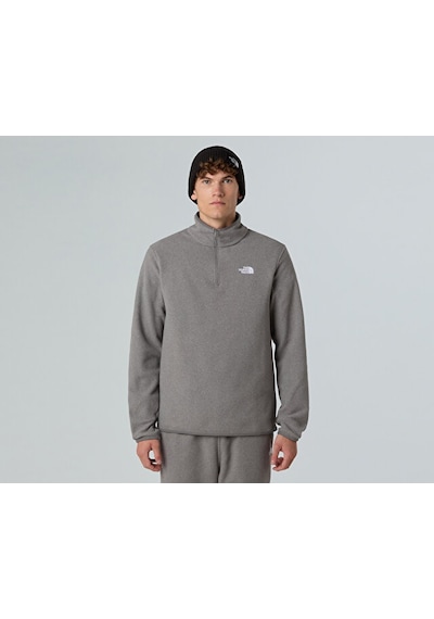 The North Face M Glacier Fleece 1/4 Zip Jacket Kadın Outdoor Parka Nf0a8d0qcqı1 Gri Gri