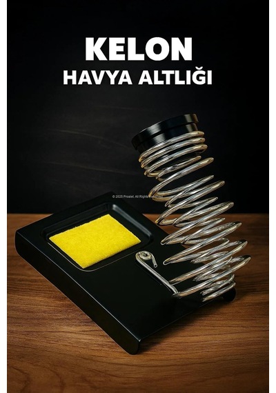 Havya Altlığı, Lehim Sehpası, Metal Tabanlı, Stabil, Sehpa, Tutucu, Otomatik Kapanan Emniyetli,