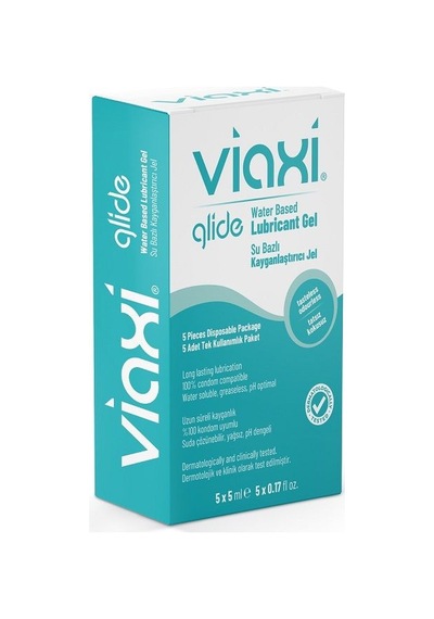 Viaxi Glide Kayganlaştırıcı Jel Sade 5x5 Ml