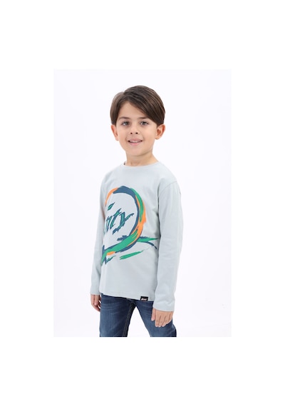 Toontoy Kids Toontoy Erkek Çocuk Baskılı Tişört Yeşil