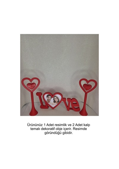 Romantik Masa Dekoru Sevgililer Günü - Yemek Masası Dekoru-hediyelik