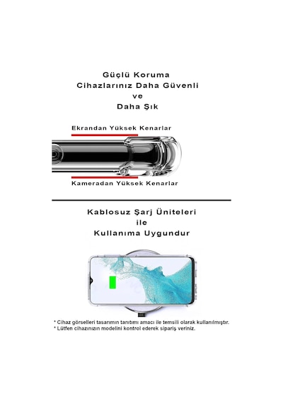 Huawei P Smart 2021 Köşe Korumalı Antişok Kapak Renkli Desen Tasarımlı Şeffaf Kılıf