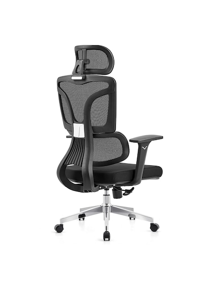 Ofisbazaar Lilium Fabrik Ofis Koltuğu 3d Kollu, Çift Kollu Mekanizma Siyah