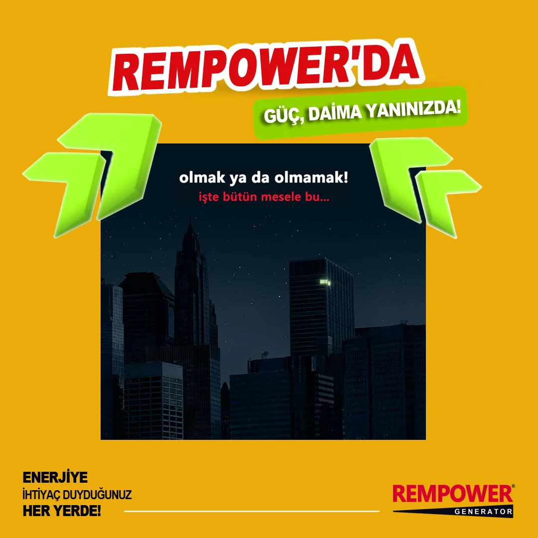 Rempower Rg 16000 E3 Marşlı 16 Kva Trifaze Benzinli Jeneratör