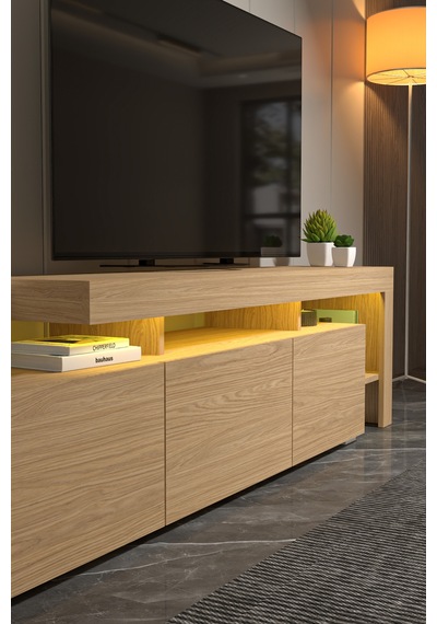 Luma Led Işıklı Tv Ünitesi Miro