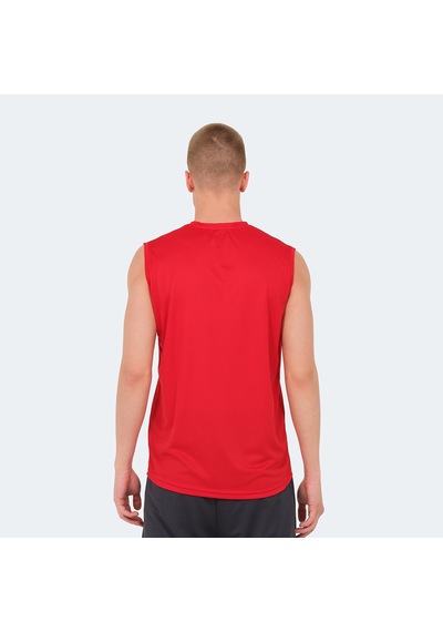 Slazenger RAJYA Erkek Kolsuz Kırmızı Tişört