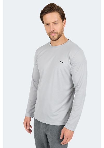 Slazenger Odın I Erkek Gri Tişört Gri