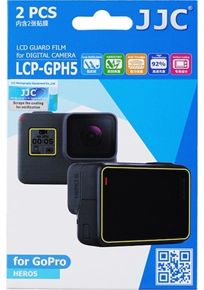 Jjc Lcp-gph5 Lcd Koruyucu Film 2'li Paket (gopro Hero5. Hero6. He Çok Renkli