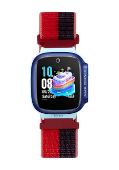 Huawei Watch Gt 5 Pro 42mm Uyumlu Krd-03 Çocuklara Özel Hasır Kordon - Kırmızı