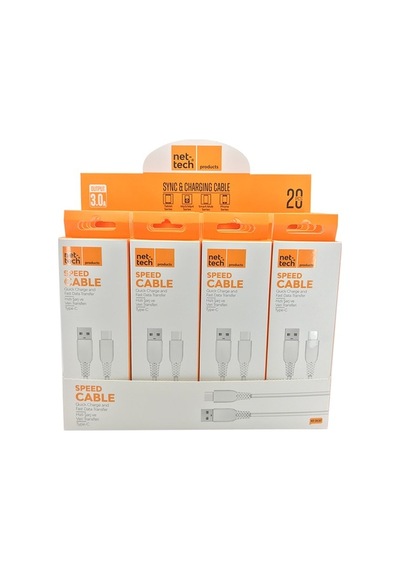 Nettech Nt-Dc07 Plastik Type-C 100 Cm Usb Data Kablo (494641723)