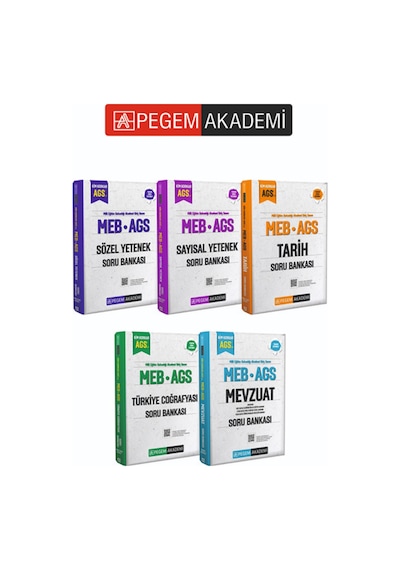 Pegem Akademi Meb Ags Kim Korkar Serisi Soru Bankası Tamamı Çözümlü Seti 5.kitap