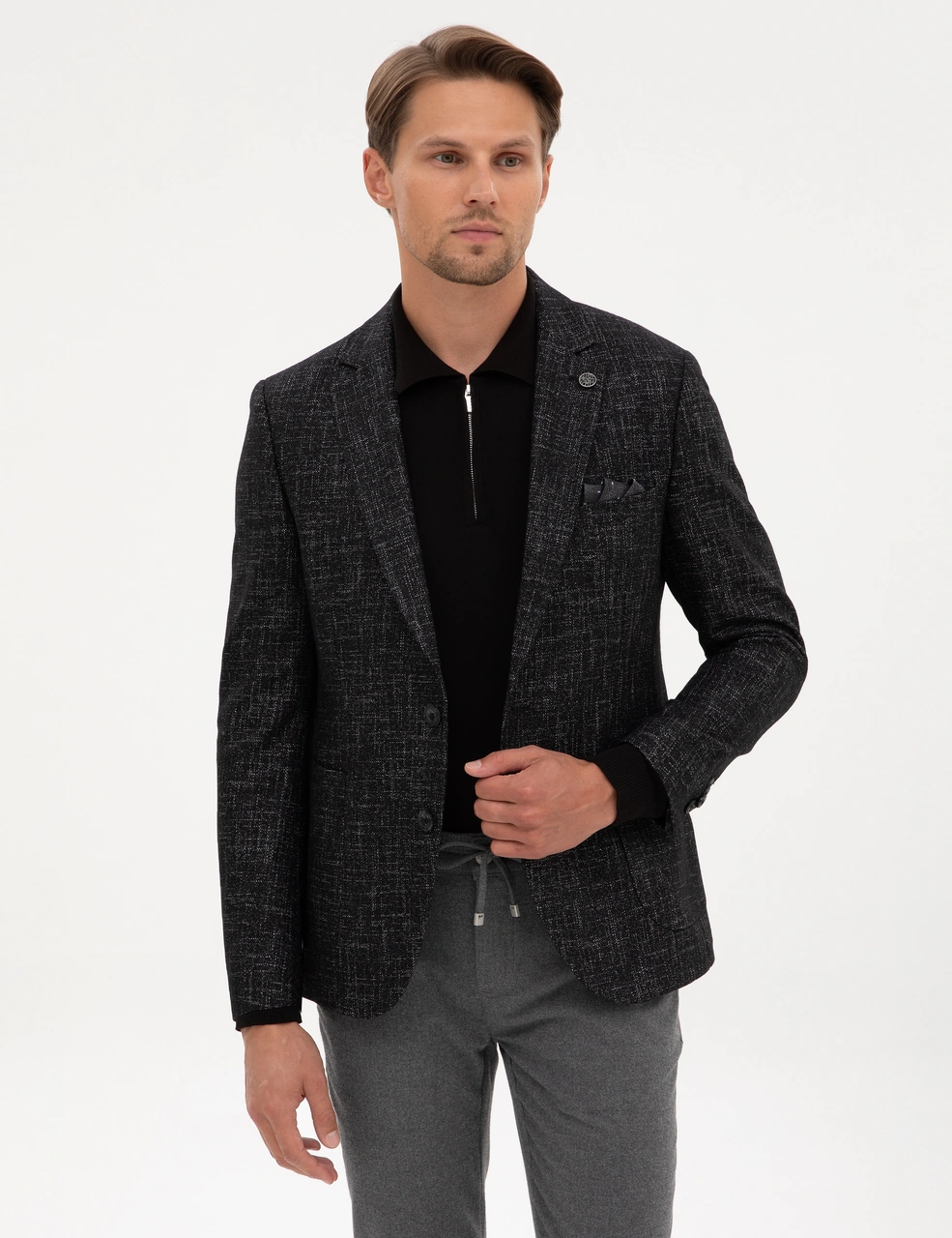 Pierre Cardin Erkek Siyah Ceket 50311204-vr046 Siyah