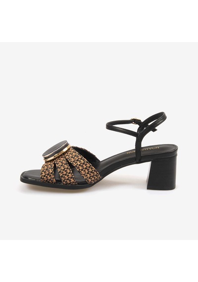 Noa Harmon Kadın Ayarlanabilir Kayışlı 5cm Topuklu Sandalet 10287 Black-cuero Noa Harmon Kadın Ayarlanabilir Kayışlı 5cm Topuklu Sandalet 10287 Black-cuero