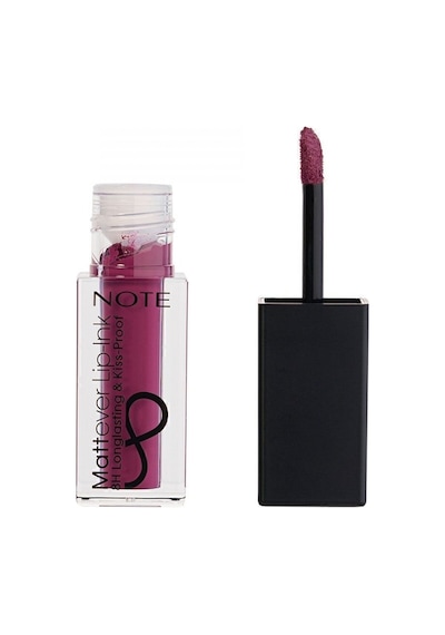 Note Cosmetique Mattever Lip-Ink Mat ve Kalıcı Likit Ruj 17 Dark Envie - Koyu Mor