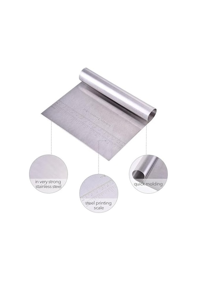Çelik Hamur Kesici,metal Hamur Sıyrıcı,pasta Sıyırma Aparatı,hamur Dilimleyici,pasta Ve Pastacılık İçin Çelik Şekillendirici Ve Hamur Porsiyonlayıcı
