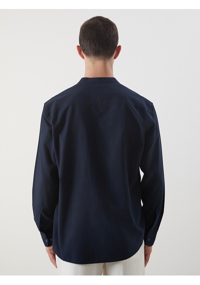 Lcw Vision Lacivert Regular Fit Uzun Kollu Oxford Erkek Gömlek