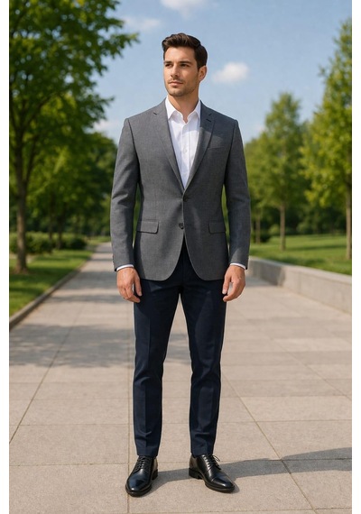 Alexandergardi Erkek Blazer Ceket Antrasit
