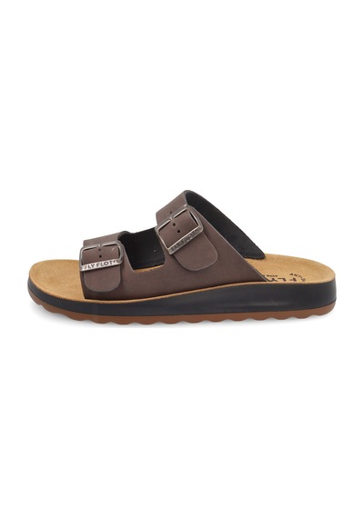 Terlik Erkek 78 171 4c Fly Flot Synthetıc Slipper Dark Brown Dark Brown Koyu Kahverengi