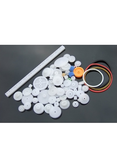 60 Parça Plastik Dişli Seti Rc Çark Arduino