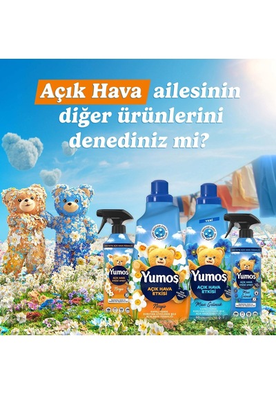 Açık Hava Etkisi Konsantre Çamaşır Yumuşatıcısı Nergis 1440 Ml 60 Yıkama
