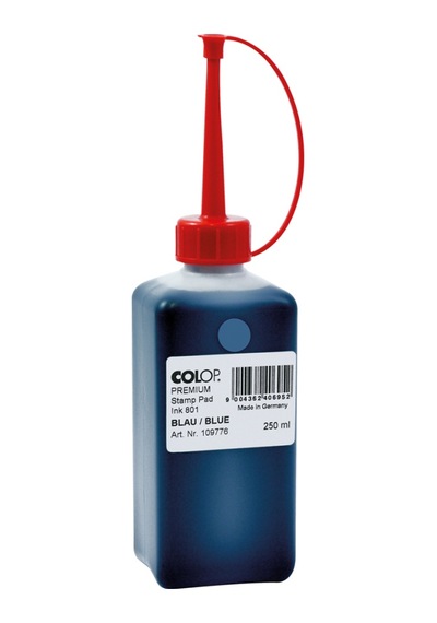 Colop 801 25ml Mavi Mürekkep Siyah