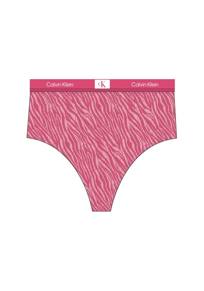 Calvin Klein Hıgh Waıst Bıkını Kadın Pembe Bikini Külot