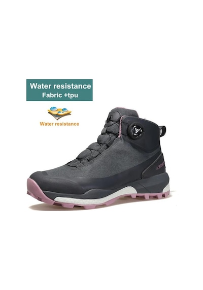 Humtto 18276 Su Geçirmez Humtto-tex Makara Bağcık Unisex Bot Füme