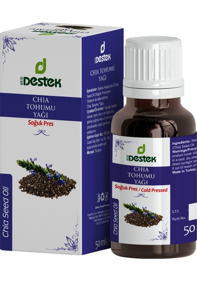 DESTEK CHİA TOHUMU YAĞI 50 ML