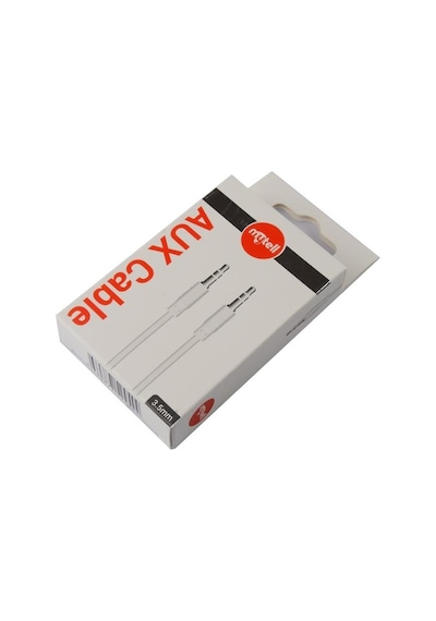Mytell Universal 3.5 Mm-3.5 Mm Aux Bağlantı Kablosu Beyaz B Kalite Sadece Kablo