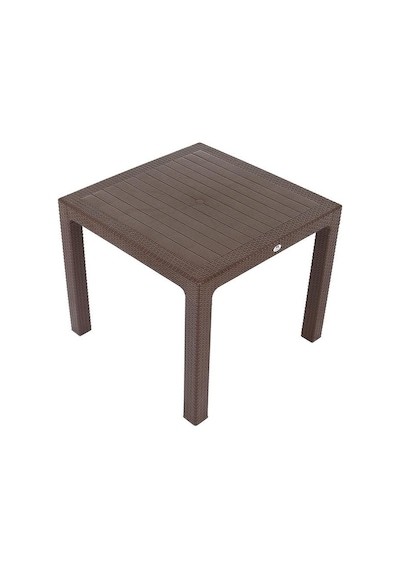 Luna 90x90 Elit Rattan Masa Kahverengi