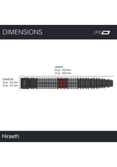 Red Dragon Jonny Clayton Hiraeth % 90 Tungsten Çelik Uçlu Dart Oku