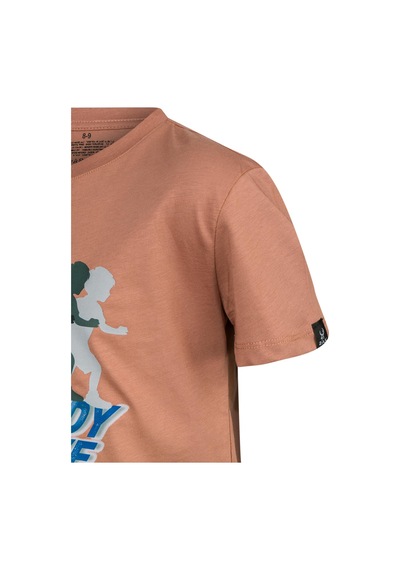 2as Aja Çocuk Baskılı T-shirt Kahve 210 Kahve