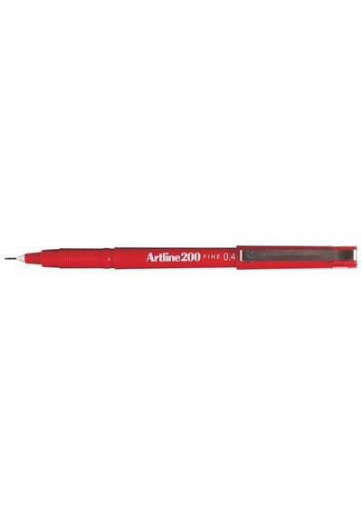 Artline 200 Fine 0.4 Mm Kırmızı