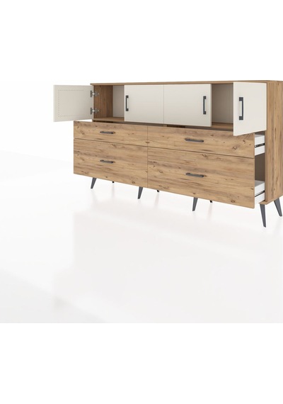Arges Konsol 2 Raflı 4 Çekmeceli 4 Kapaklı 176x30x99 Çam-aytaşı/ç Çam-aytaşı/çam Arges Konsol 2 Raflı 4 Çekmeceli 4 Kapaklı 176x30x99 Çam-aytaşı/ç Çam-aytaşı/çam